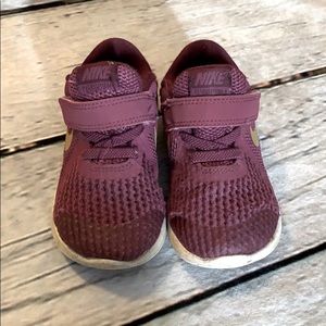 Toddler Nike Shoes - Purple/Gold